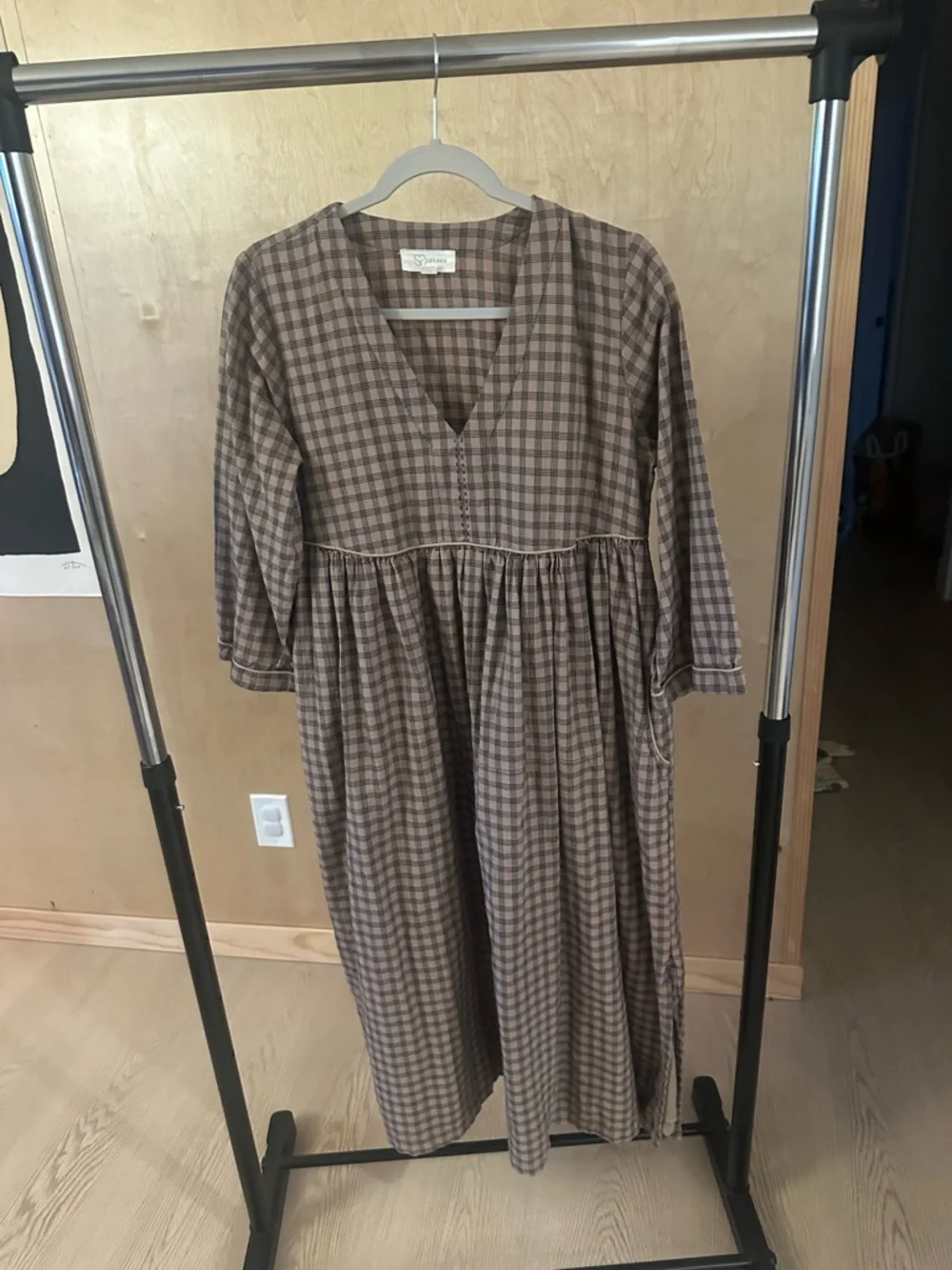 Sahana Byron Bay Checked Maxi Dress - Picture 6 of 7